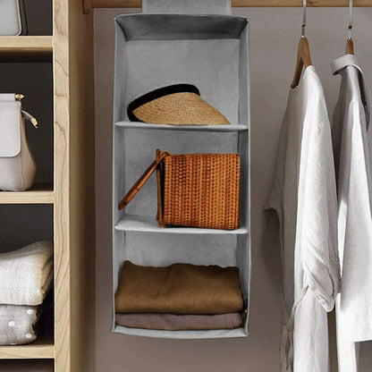 3-Shelf Hanging Closet Organizer